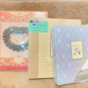 (3 Albums) FOREVER-Floral w/heart, MBI The Album People  & Thompson Magnetic